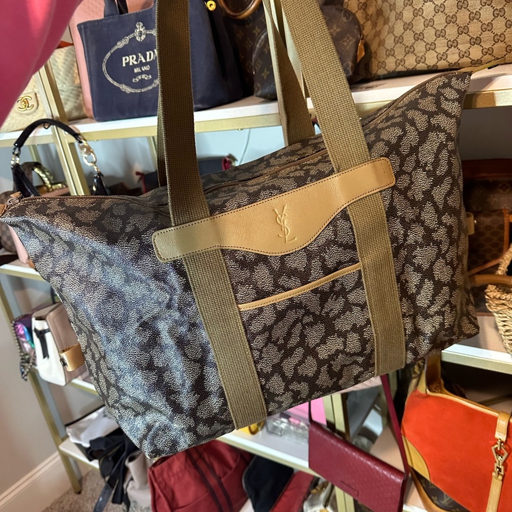 Yves Saint Laurent Giraffe Tote Bag